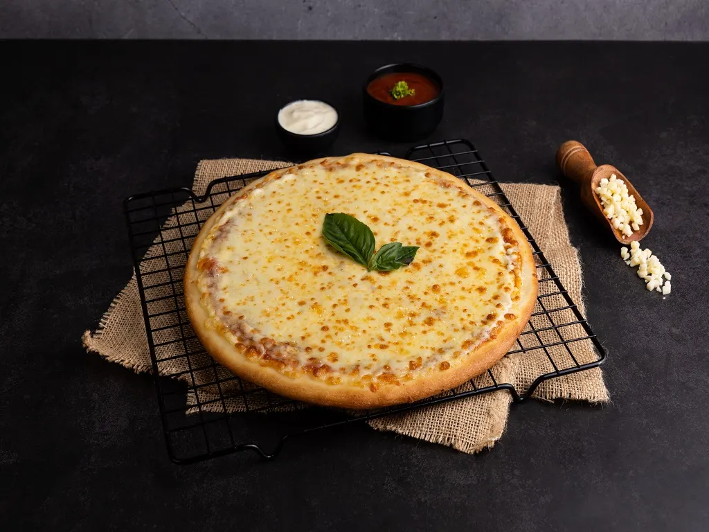 Double Cheese Margherita Pizza